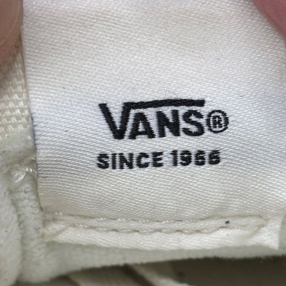 Vans Kids Cream Floral Sneakers - Picture 10 of 11